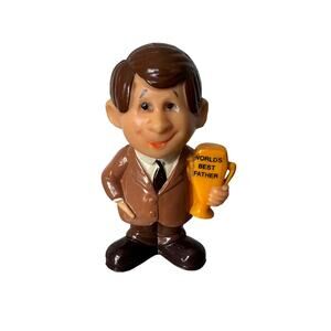 Vintage 70s Fathers Day Statue Berries Gift Dad Funny Collectible Hong Kong
